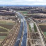 ~km 64+800 Warstwa podbudowyasfaltowej, budowa Zbiornika