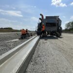 beton ścieku km 58+780