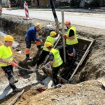 betonowanie wylotu przepustu p1-47