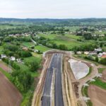 ~km 58+000 Warstwy asfaltowe, zbiornik retencyjny