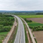 ~km 62+400 Warstwy podbudowy, ściek liniowy,