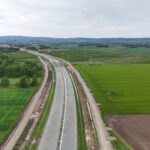 ~km 62+50 Warstwy podbudowy, ściek liniowy