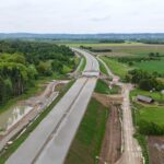 ~km 63+100 Nasyp, podbudowa, zbiornik retencyjny