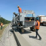 63+650 betonowanie ścieku