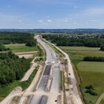 ~km 64+400 Warstwy podbudowy bitumicznej