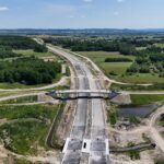 ~km 64+650 Obiekt MS-1.17, warstwy podbudowy asfaltowej