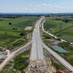 ~km 67+000 Warstwy konstrukcyjne, zbiorniki retencyjne, ściek liniowy