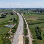 ~km 68+100 Warstwy podbudowy kostrukcji drogi