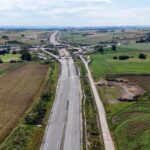 ~km 67+700 Warstwy konstrukcyjne drogi, podbudowa zasadnicza z kruszywa