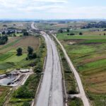 ~km 68+000 Warstwy konstrukcyjne drogi, zbiornik retencyjny