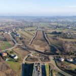 ~km 57+900 Początek budowanego odcinka przez ALDESA